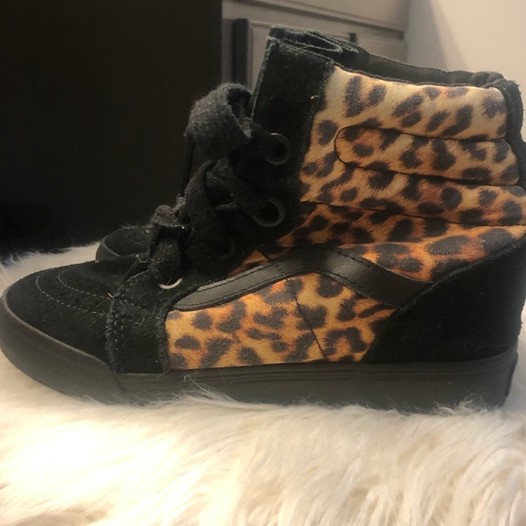 leopard print vans platform